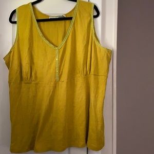JESSICA LONDON Size 26/28 thick strap tank top
